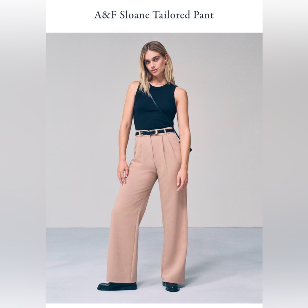 Abercrombie and fitch curve love sloane tailored pant